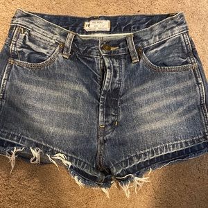 Free people jean shorts